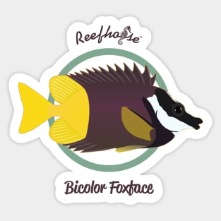 Bicolor Foxface Sticker